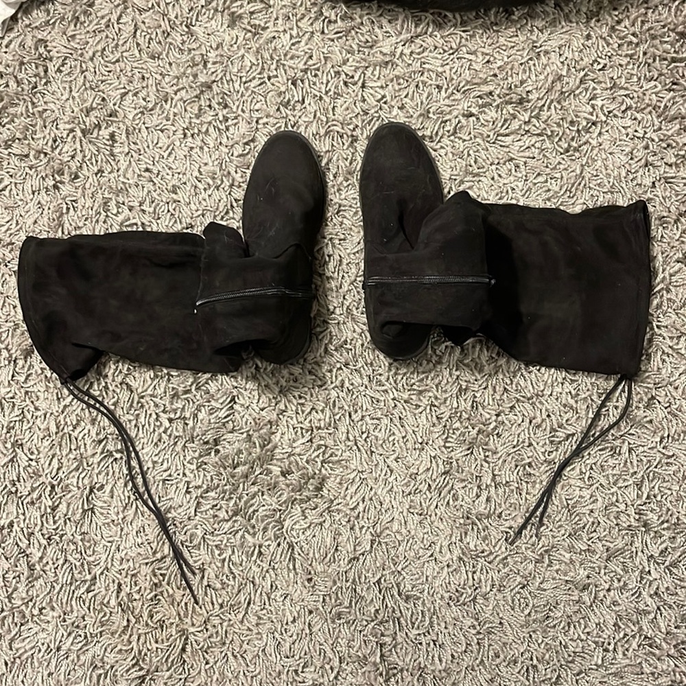 Women’s Fioni thigh high black boots